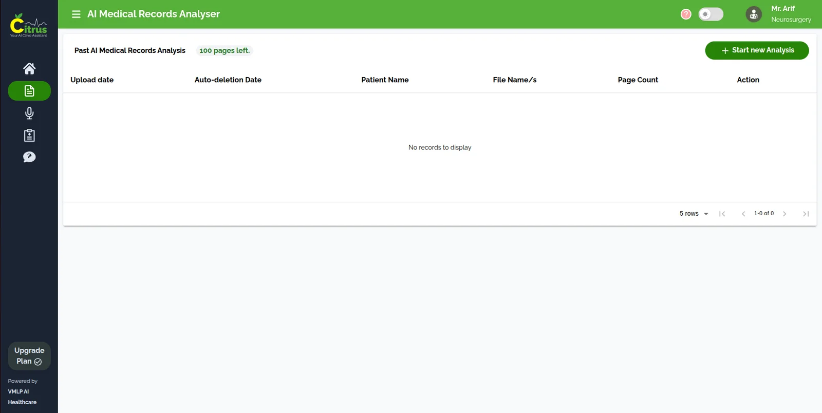 Intelligent Medical Record Search